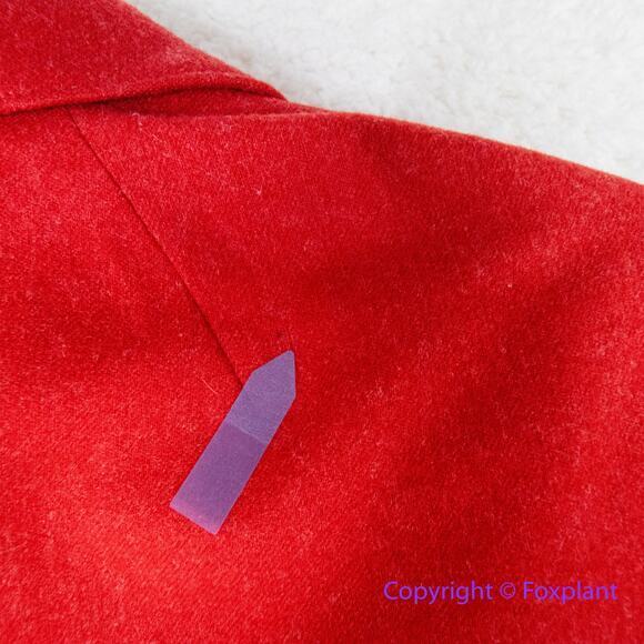 Vintage Pendleton *flawed* 100% Virgin Wool Women’s Red Blazer, size 12 - Picture 14 of 15